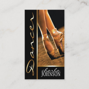 BALLETT-TÄNZER-VISITENKARTE VISITENKARTE