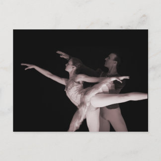 Ballett - Tanzpartner 2 - Rot Postkarte