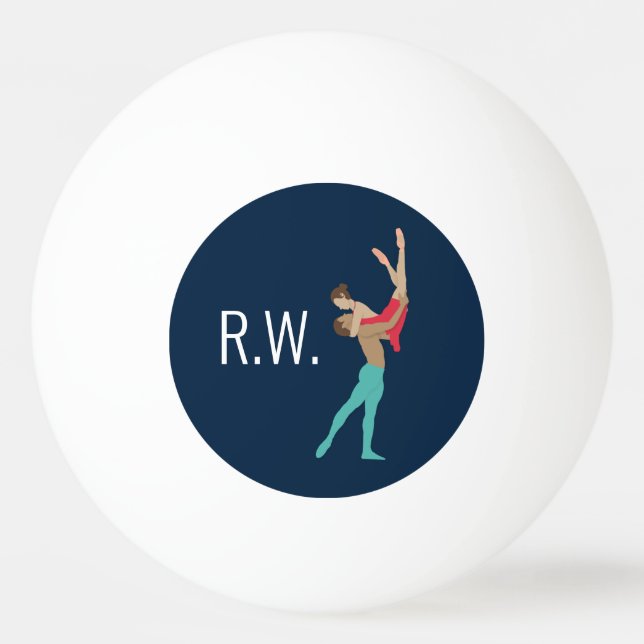 Ballett Tischtennisball (Vorderseite)