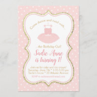 Ballett Tutu Geburtstag