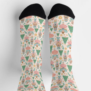 Ballett und Fairies auf Creme-Hintergrund Socken