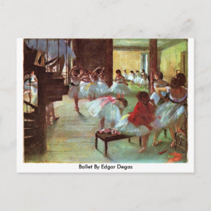 Ballett von Edgar Degas Postkarte