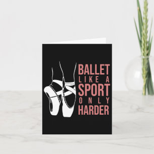 Ballett wie ein Sport nur Harte En Pointe Ballerin Karte