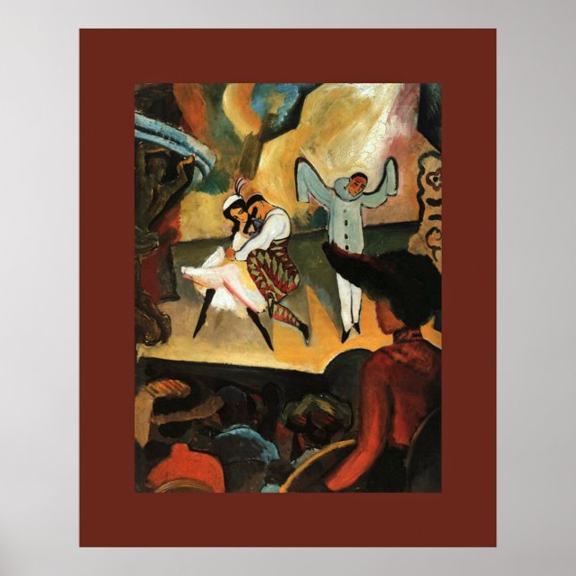 Ballettbusse ~ Russisches Ballett ~1912 ~August Ma Poster (Vorne)