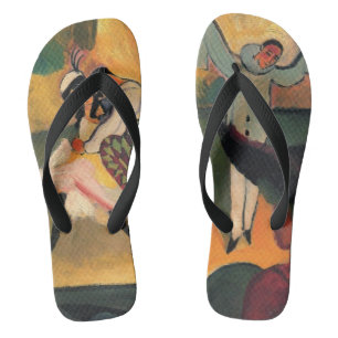 Ballettbusse, russisches Ballett mit August Macke Flip Flops