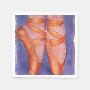 BALLETTENSCHUHE PAPIER NAPKINS SERVIETTE