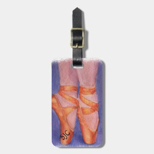 BALLETTENSCHUHE PERSONALISIERTER GEPÄCKTAG GEPÄCKANHÄNGER