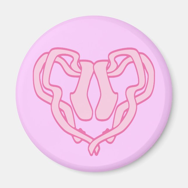 Ballettherz Magnet (Vorne)
