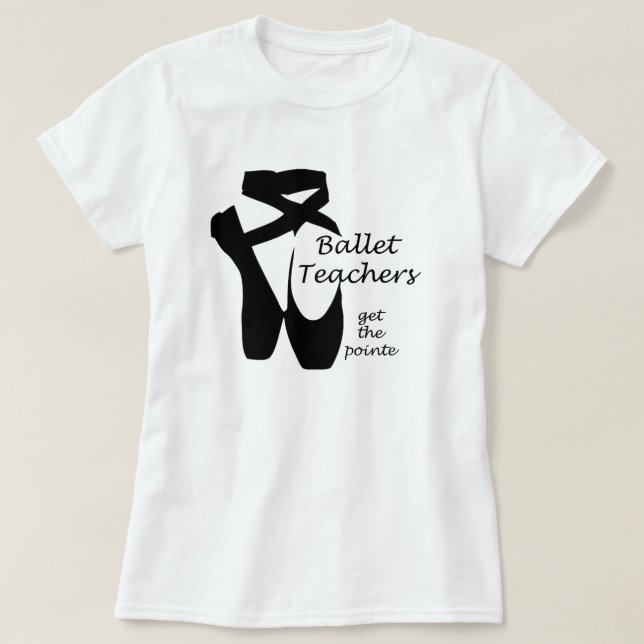 Ballettlehrer Ballerina Pointe Tanz Top (Design vorne)