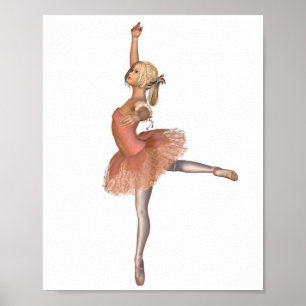 Ballettleistung - Pose Poster