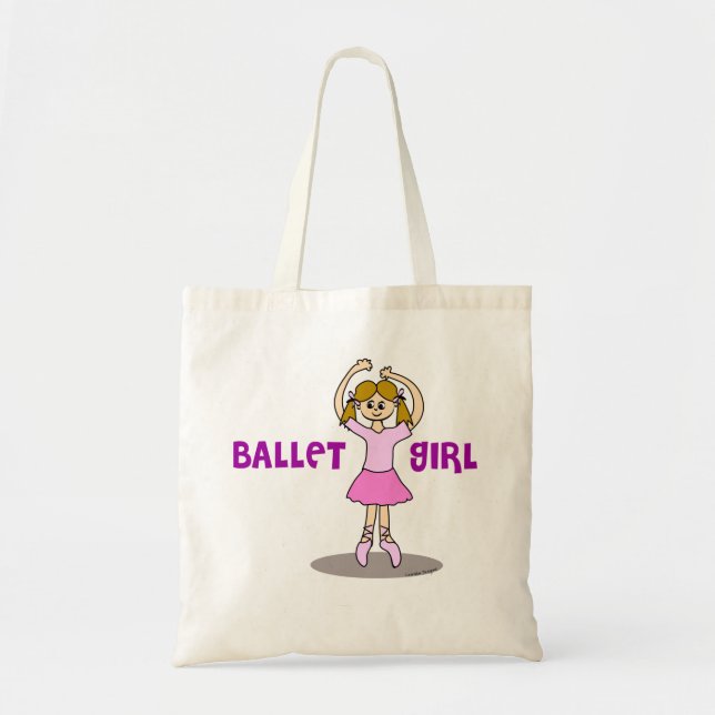 Ballettmädchen Tragetasche (Vorne)