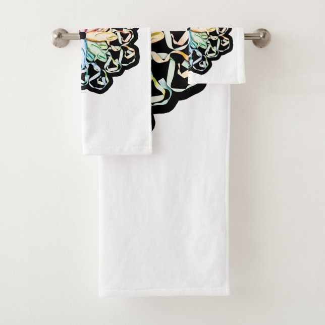 Ballettmuster Badhandtuch Set (Insitu)