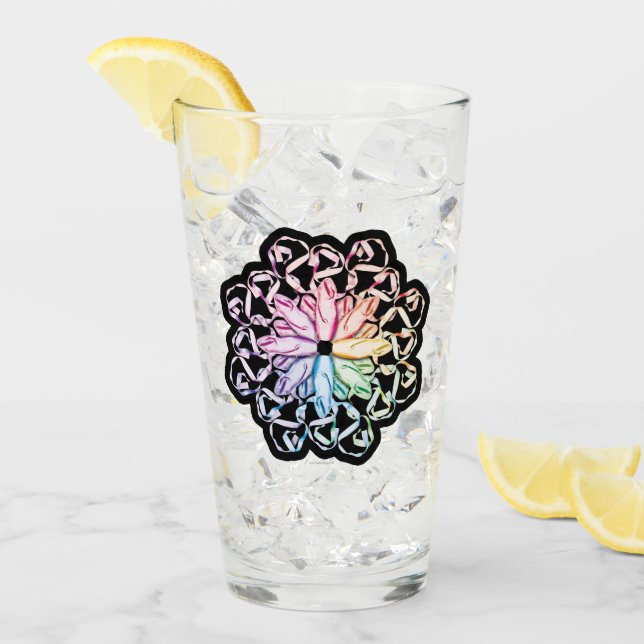 Ballettmuster Glas (Vorderseite Ice)