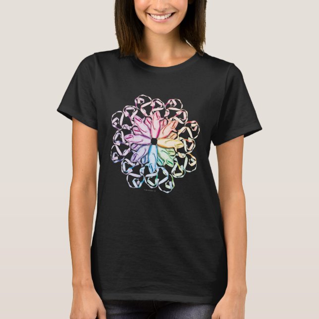 Ballettmuster (spektral) T-Shirt (Vorderseite)