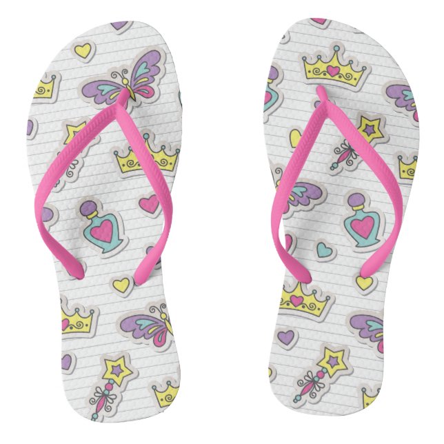 Ballettprinzmuster Flip Flops (Fußbett)