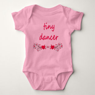 Ballettröckchen onsie, rosa. Grafik "des kleinen Baby Strampler