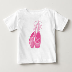 Ballettschuhe, Ballet Slippers, Balletttanz, Rosa Baby T-shirt