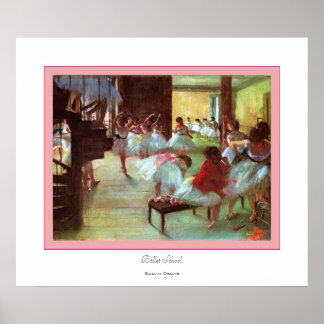 Ballettschule~ Edgar Degas Poster