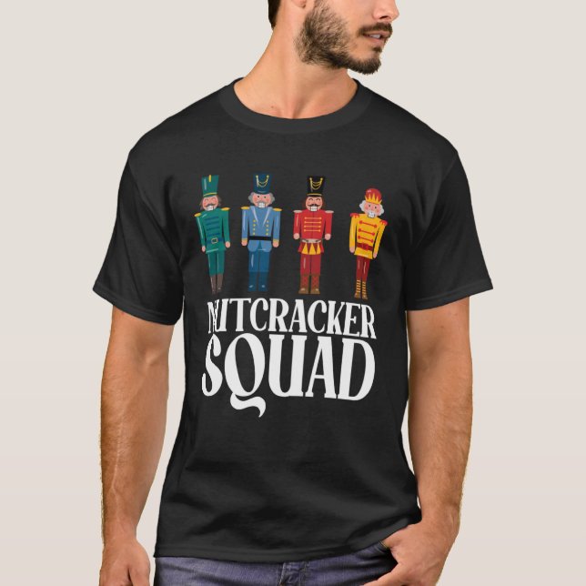 Balletttanz passt Weihnachtsnachtsnachtscrecker T-Shirt (Vorderseite)