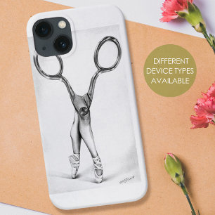 Balletttanz-Schere Ballerina Surreal zeichnend iPhone 13 Hülle
