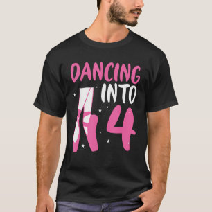 Balletttanz Tanz Inn 4. Geburtstag Ballerina T-Shirt