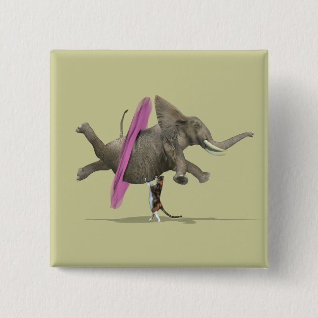 BalletttanzElefant Button (Vorderseite)