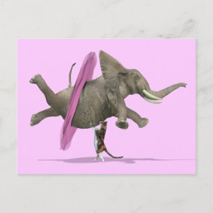 BalletttanzElefant Postkarte