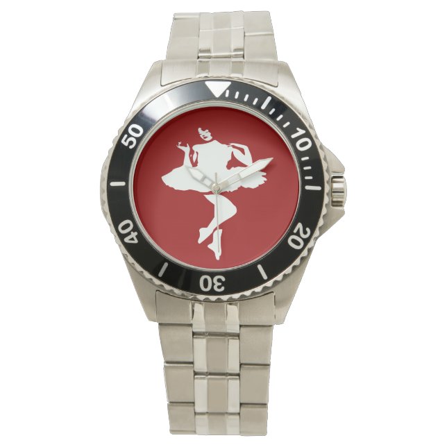 Balletttänzer Armbanduhr (Vorderseite)