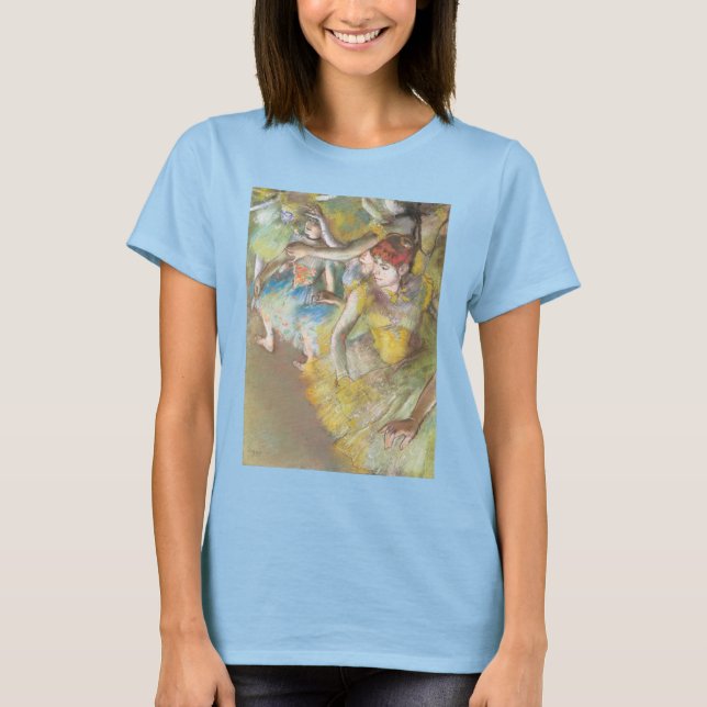 Balletttänzer auf der Bühne von Edgar Degas T-Shirt (Vorderseite)