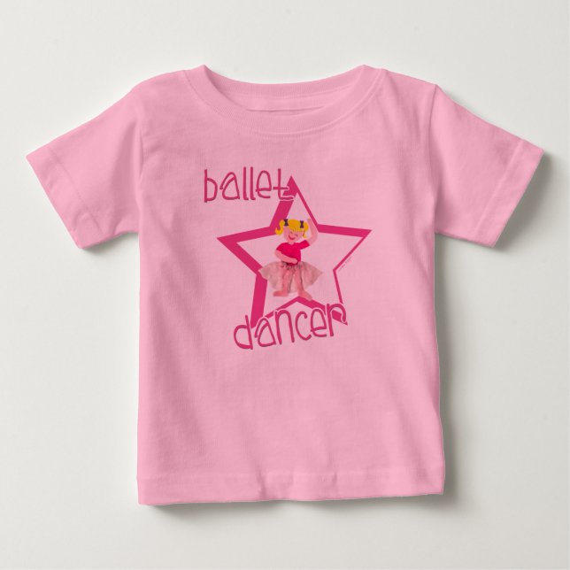 Balletttänzer Baby T-shirt (Vorderseite)