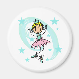 Balletttänzer - Blonde T-Shirts und Geschenke Magnet