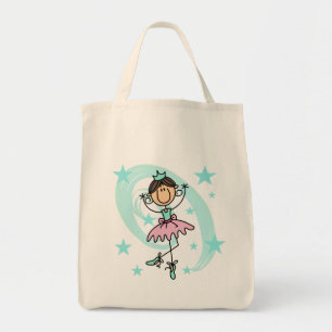 Balletttänzer - Braune T-Shirts und Geschenke Tragetasche