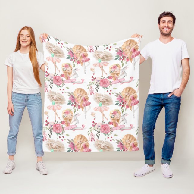 Balletttänzer Fleecedecke (Beispiel)