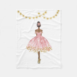 Balletttänzer Fleecedecke