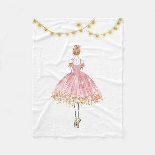 Balletttänzer Fleecedecke