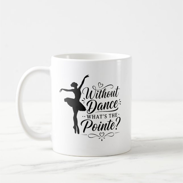 Balletttänzer-Geschenk für Ballettlehrer Kaffeetasse (Links)