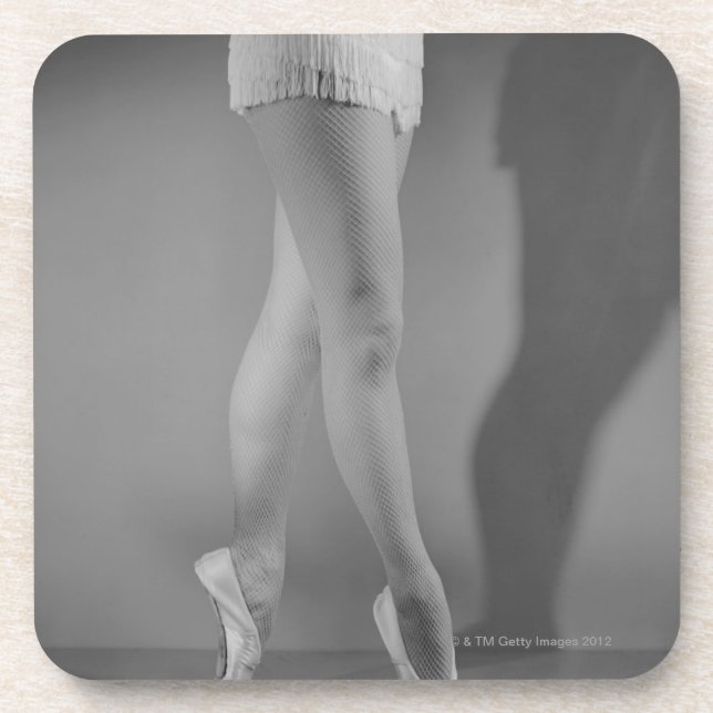 Balletttänzer Getränkeuntersetzer (Vorderseite)