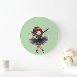 Balletttänzer Große Wanduhr