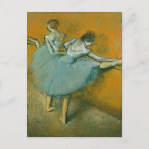 Balletttänzer im Barre Edgar Degas Postkarte