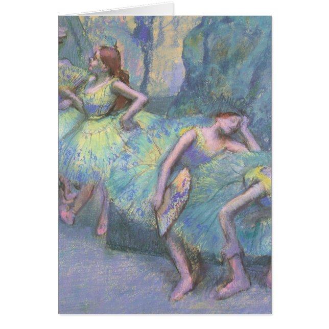 Balletttänzer in den Flügeln von Edgar Degas (Vorne)