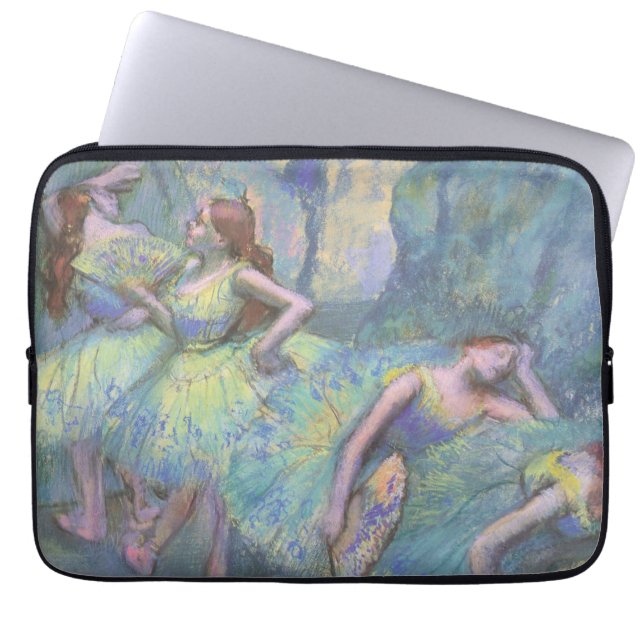 Balletttänzer in den Flügeln von Edgar Degas Laptopschutzhülle (Vorderseite)