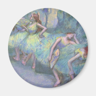 Balletttänzer in den Flügeln von Edgar Degas Magnet
