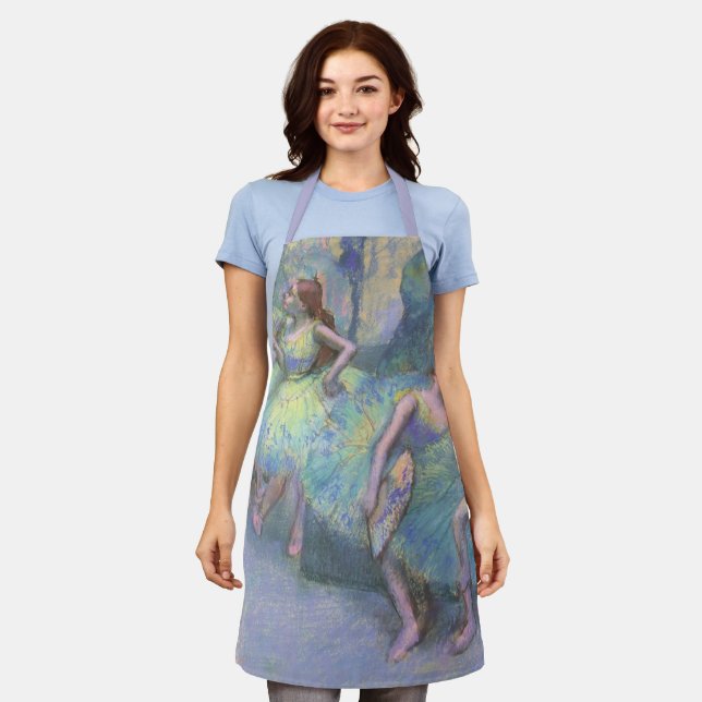Balletttänzer in den Flügeln von Edgar Degas Schürze (Getragen)