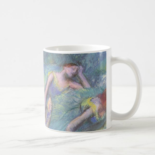 Balletttänzer in den Flügeln von Edgar Degas Tasse (Rechts)