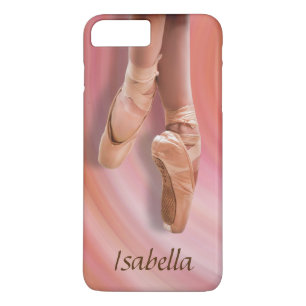 Balletttänzer in Rosa mit Individuelle Name Case-Mate iPhone Hülle
