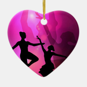 Balletttänzer Keramik Ornament