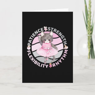 Balletttänzer - Kernwerte - Ballerina Karte