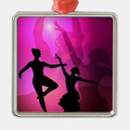 Balletttänzer Ornament Aus Metall