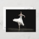 Balletttänzer Postkarte (Vorne/Hinten)