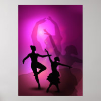 Balletttänzer rosa künstlerisches Design